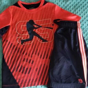 Boys 2pc Oshkosh baseball outfit-size 7x